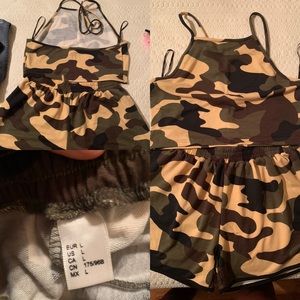 Camo Matching Set - Shorts